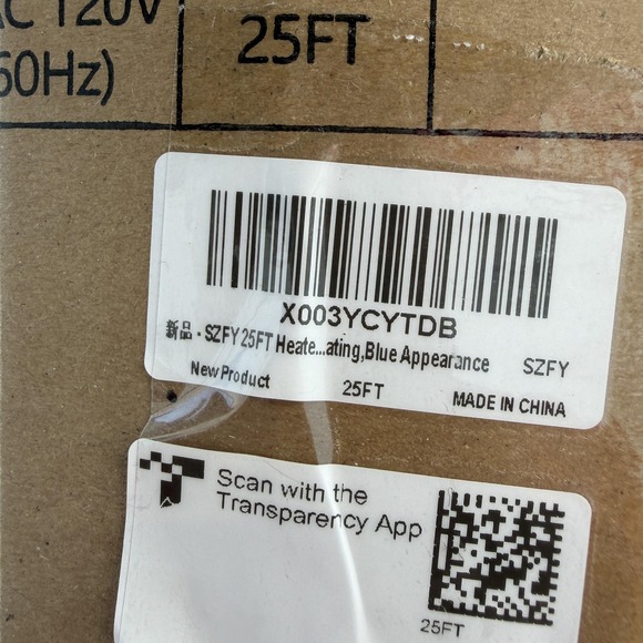 SZFY Heated RV Water Hose 25FT Cold Weather 120V Drinking Safe 3/4 GHT - Picture 10 of 11